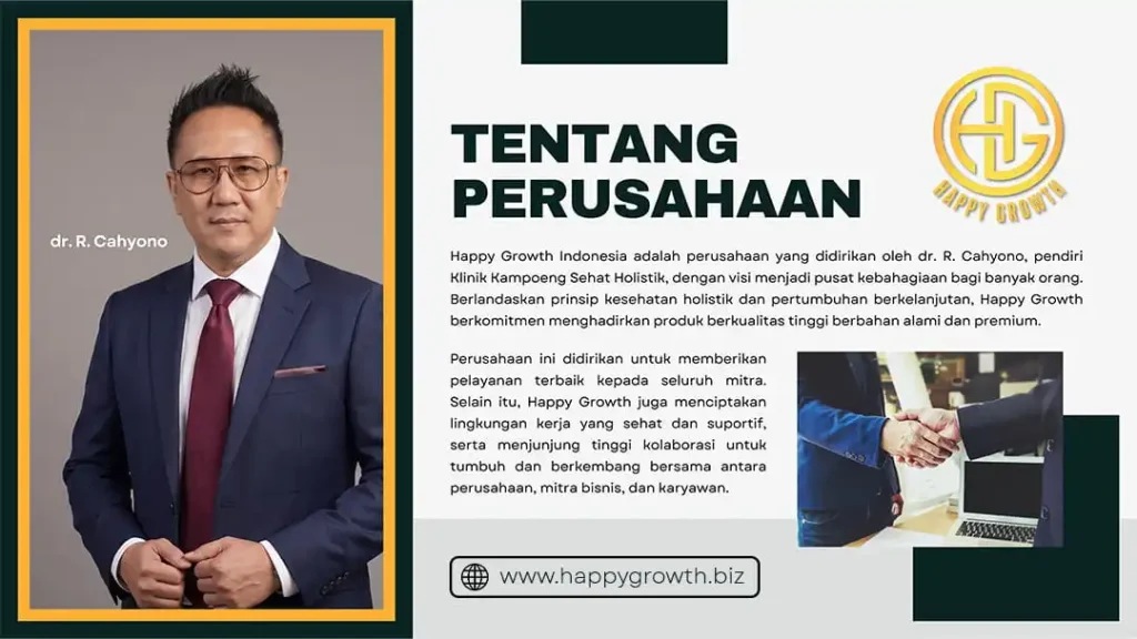 marketing plan happy growth tentang perusahaan