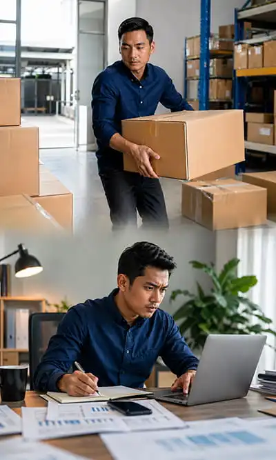 pergi pagi pulang malam penghasilan pas pasan